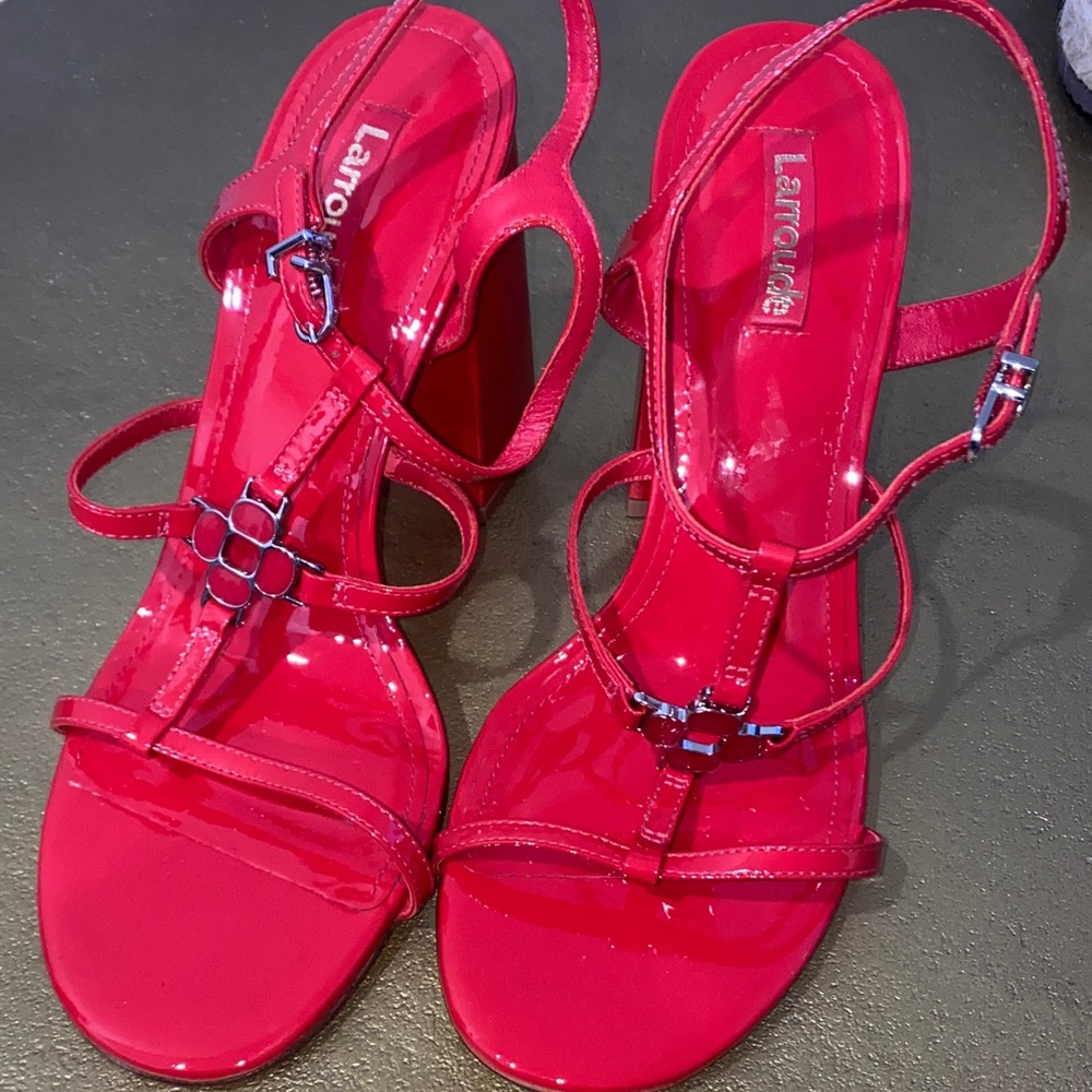 New Larroude’ Women's Hanna Strappy High Heel Sandals - Size‎ 9